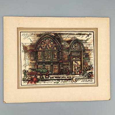 James Sanford Hulme Serigraph