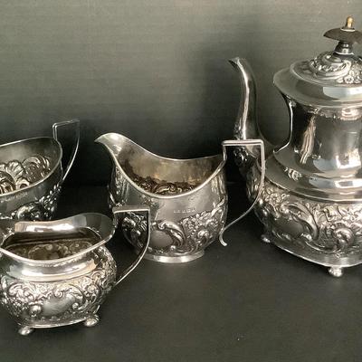 Four Piece Silver Tea Set