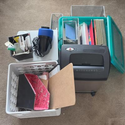 Shredder, Organizers, File Holders, And More