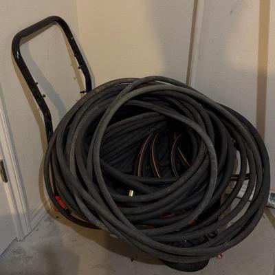 Hoses And Rolling Cart