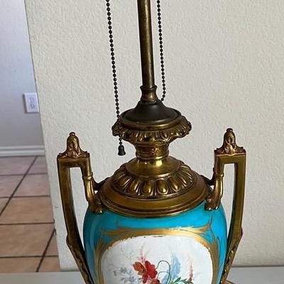 Vintage Capodimonte Lamp 