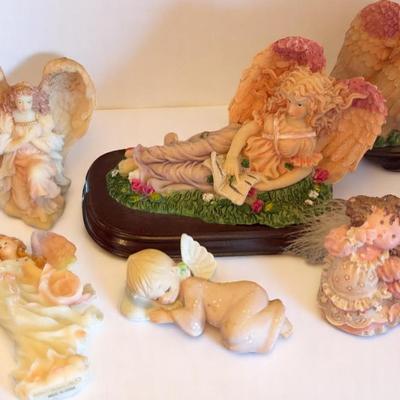 Resin Angel Figurines Ensco; Roman Inka and more