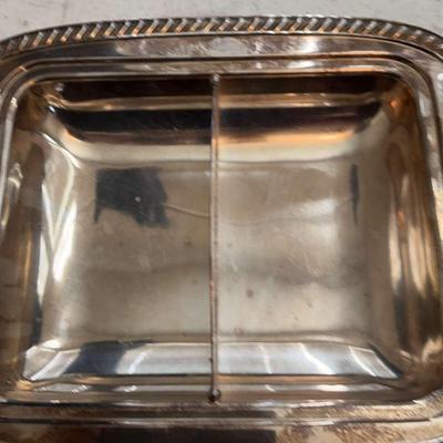 Silver Plated Divided Serving Tray 