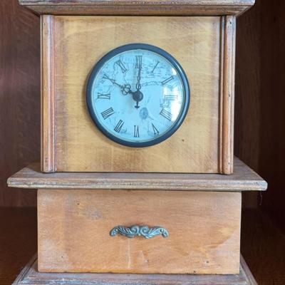 Small Clock With Drawer