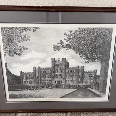 Loyola University By Edsel Christian Numbered 95/3000