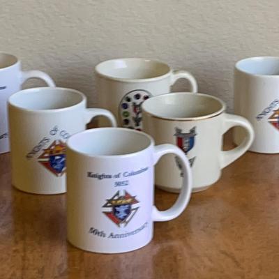 Vintage Knights Of Columbus Mugs (6)