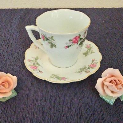 Vintage Capidomonte Roses and More