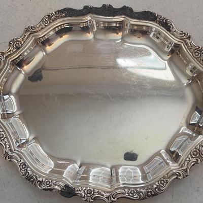 International Silver Plated Oval Serving Tray. 15 “long 12 “ Wide 