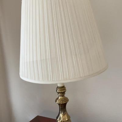 Brass Lamp With Shade