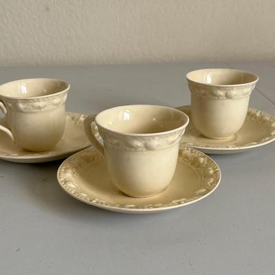 Titan Ware 3 Cups And 3 Saucers