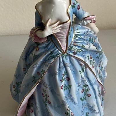Vintage Capodimonte Dancing Lady Figurine