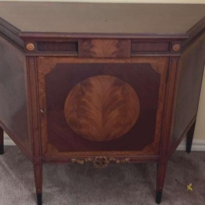 Antique Cabinet with Inlay Design