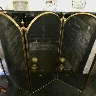 fire screen $69
andirons $250