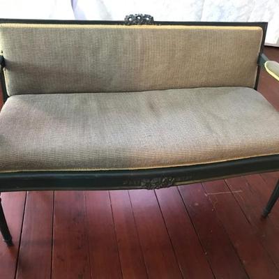 antique Louis XVI style sofa $350
48" long