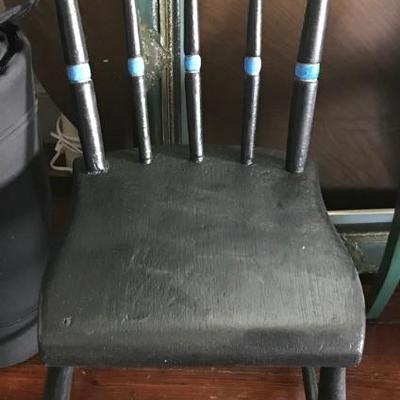 antique palme bottom chair $99