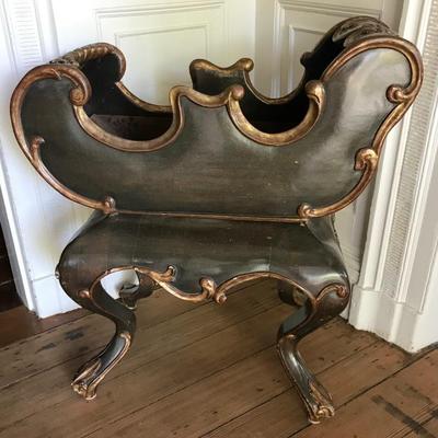 Antique 19th century Portuguese Rococo Jardinieres pair $1,450
26 X 14 X 29 1/2"