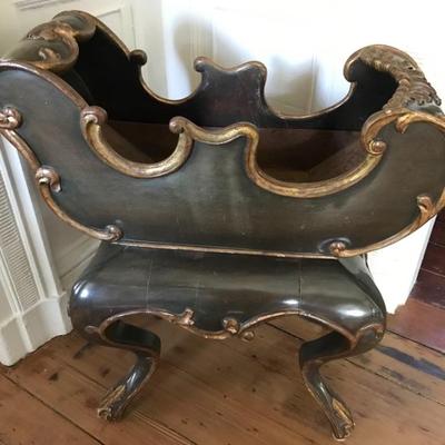 Antique 19th century Portuguese Rococo Jardinieres pair $1,450
26 X 14 X 29 1/2"