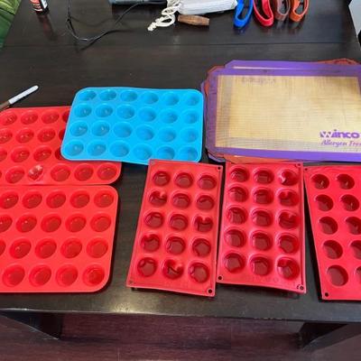 Silicon molds and mats