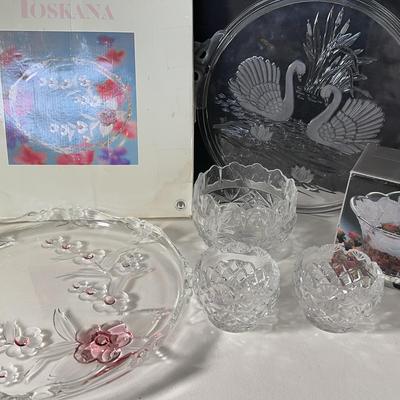 Toskana Cake Plate & More Crystal & Glassware