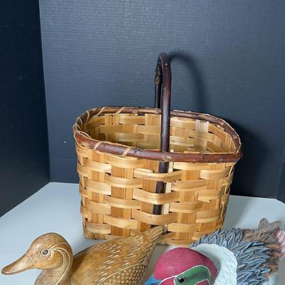 Duck Decoys & Woodland Basket