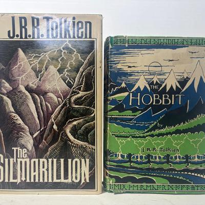1977 The Silmarillion & 1966 The Hobbit by J.R.R. Tolkien