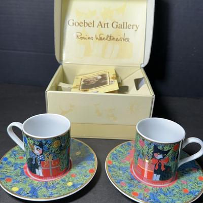 Goebel Art Rosina Wachtneister Espresso Cups Set