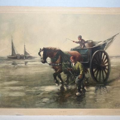 Francis William VanVreeland “Low Tide” Proof Print Watercolor