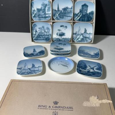 Bing & Grondahl Copenhagen Porcelain Mini Plates