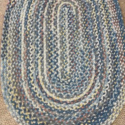 LL Bean Woven Wool Oval Rug