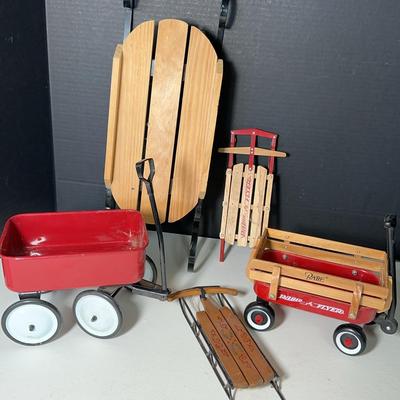 Miniature Wagons & Sleds
