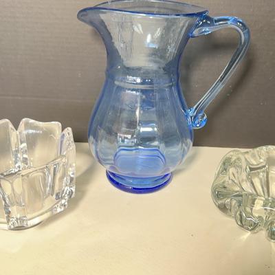 Signed Crystal Glass Bowl & More Glassware