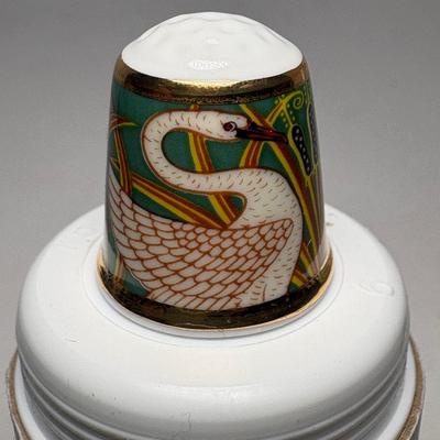 Set Of 5 Museum Collection Fine Bone China Thimbles 