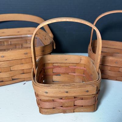 Small Longaberger Handled Baskets