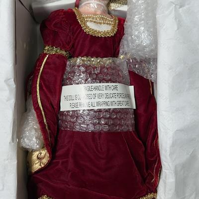 Porcelain Anne of Cleves Doll by Alberon Dolls Ltd Edition