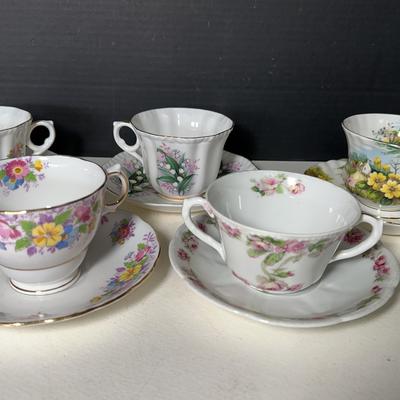 European Bone China Teacup Sets