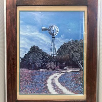 “Salado Spring” B. Herd Large Framed Print