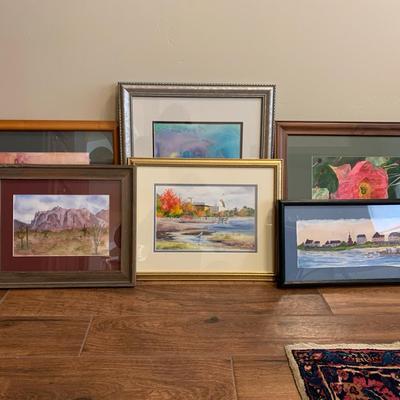 Framed Watercolor Paintings 