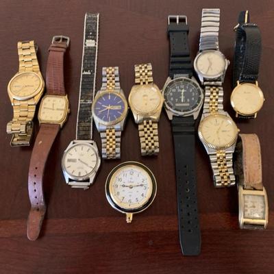 Large Mens Watch Collectionn