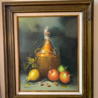 Framed Still Life Painting 