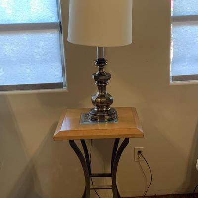 Lamp With Side Table