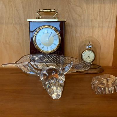 Clocks And Glass Decor