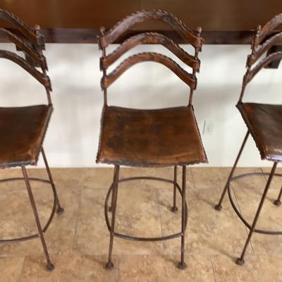 Leather Barstools