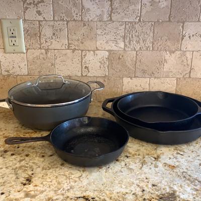 Cast Iron And Calphalon Pans
