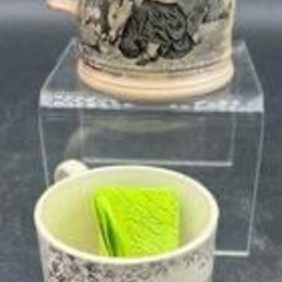 Unusual Children's Mugs With Lithography And Advertisement