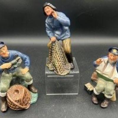 Three Nautical Theme Royal Doulton Figurines