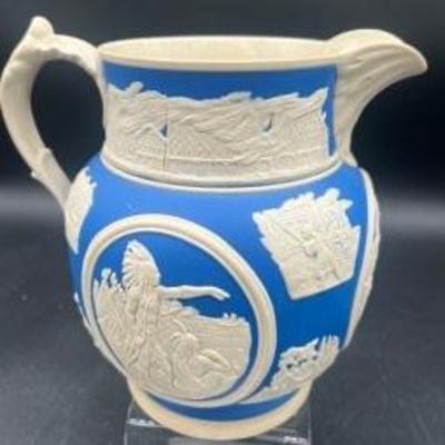 1894 Limited Edition Copeland Spode Chicago Pitcher By Frank E. Burley
