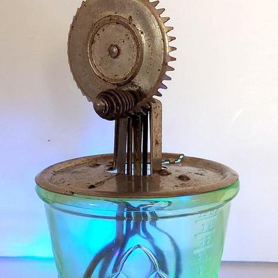 Uranium Glass Vintage Handmixer