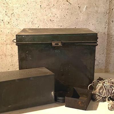Vintage Tin Boxes with Advertising 