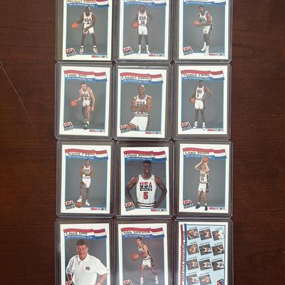 1991 NBA Hoops Olympic Team.  Michael Jordan, Magic Johnson and More