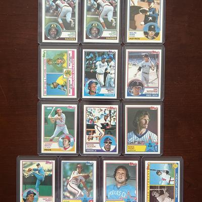 1983 Baseball Cards. Tony Gwynn Rookie, Nolan Ryan, George Brett and More
